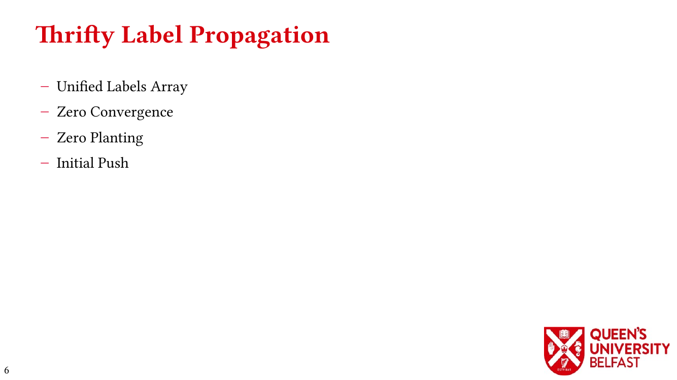 Thrifty Label Propagation