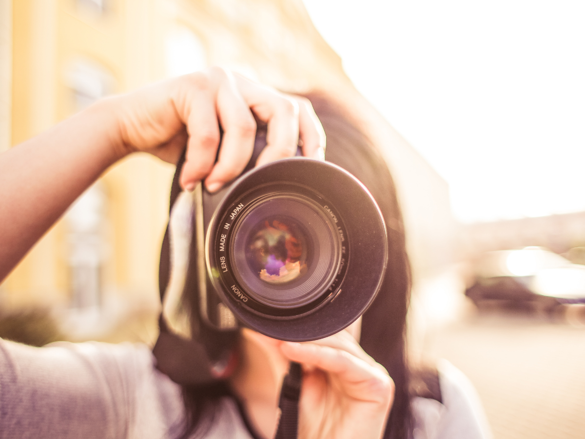 Photographer and camera