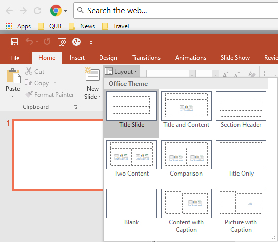 PowerPoint Slide templates with content holders
