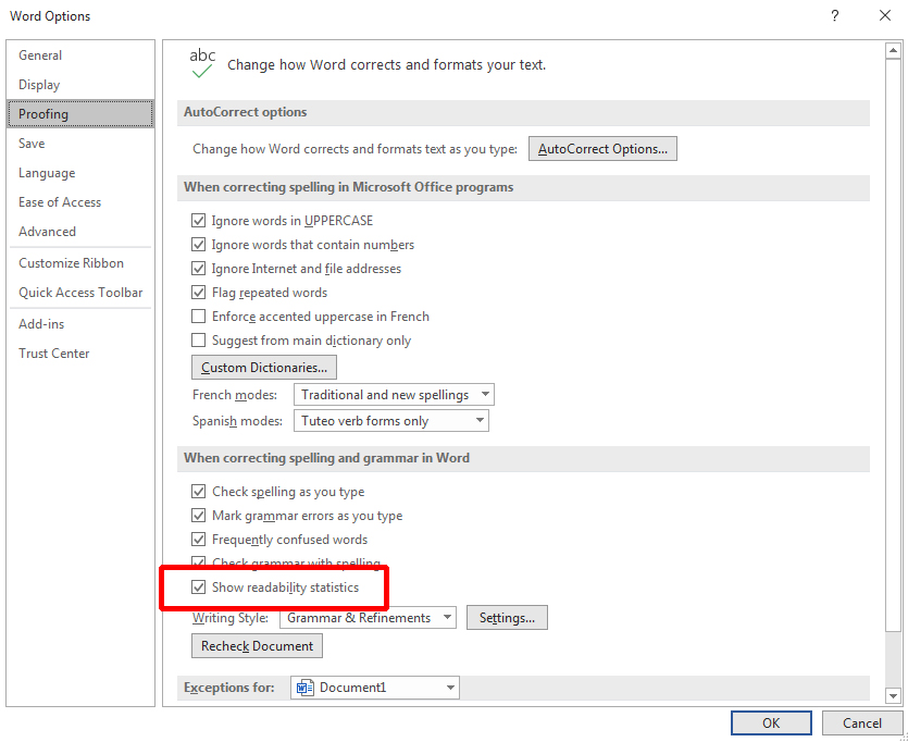 Design and Output MS Word: Proofing Tools continued - MDBS DigiKnow