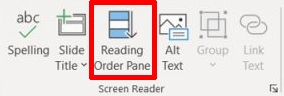 PowerPoint Reading Order Pane icon 