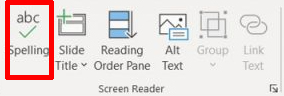 PowerPoint Spelling icon
