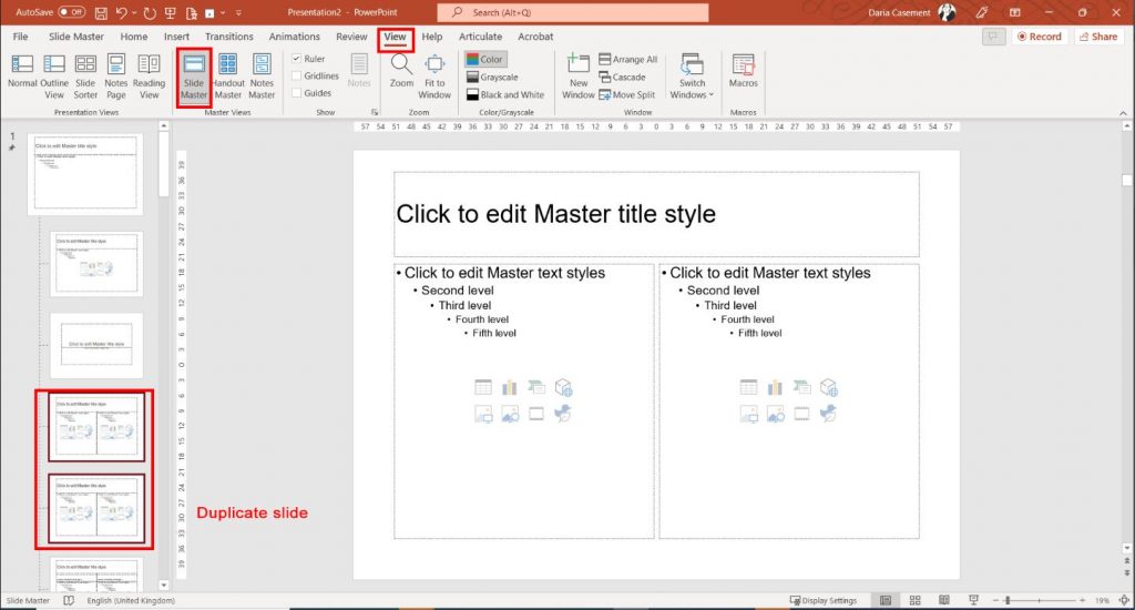 PowerPoint - Master Slide