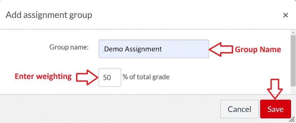 add assignment group