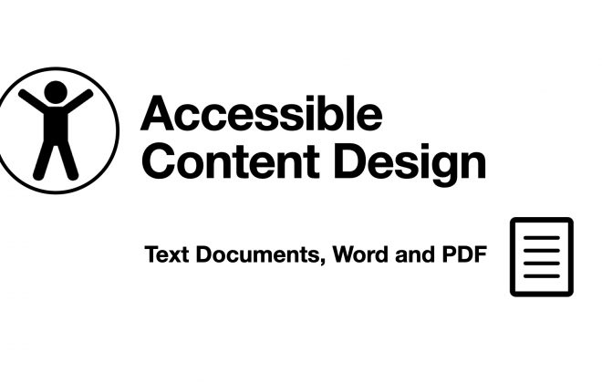 Accessible Content Design
