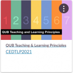 Teaching & Learning Principles Canvas Course Card