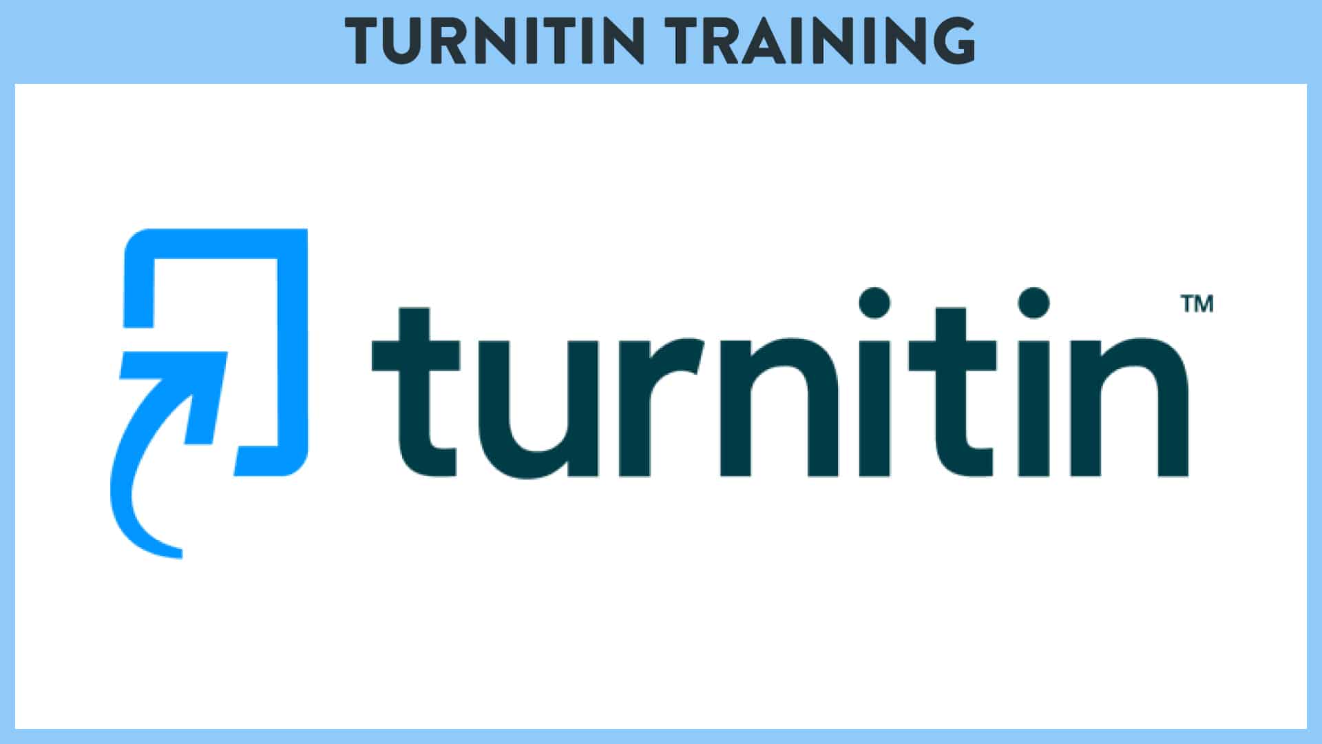 Turnitin Essentials - Training Event Cover Image