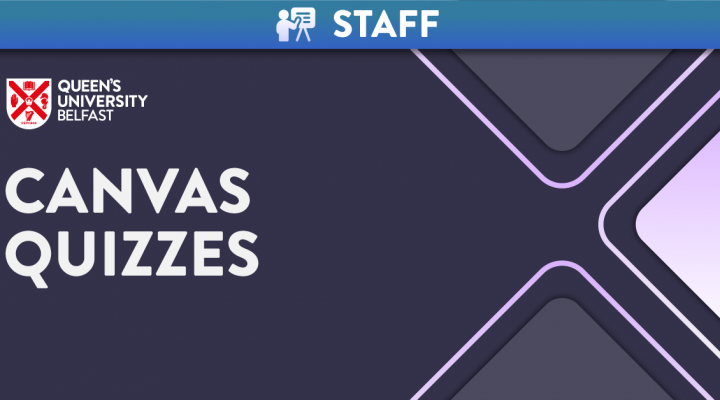 Canvas Quizzes Training