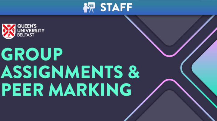 Group Assignments and Peer Marking