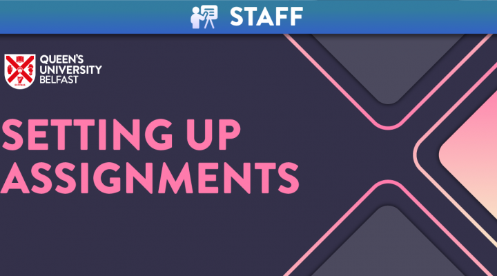 Setting up Assignments Training