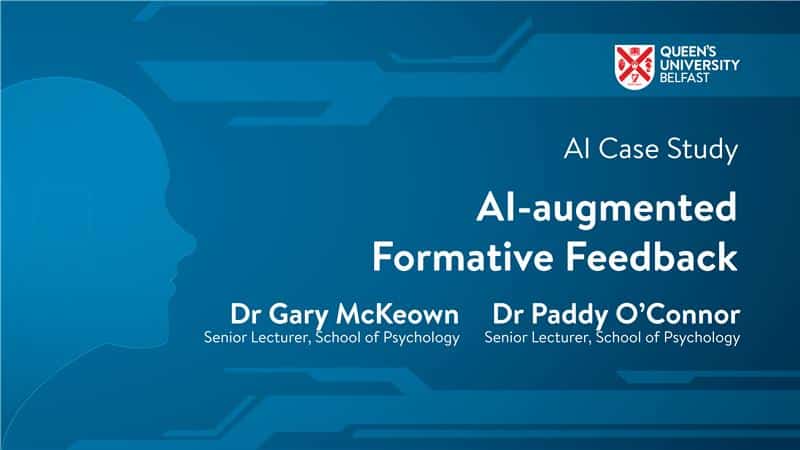 AI-Augmented Formative Feedback, School of Psychology