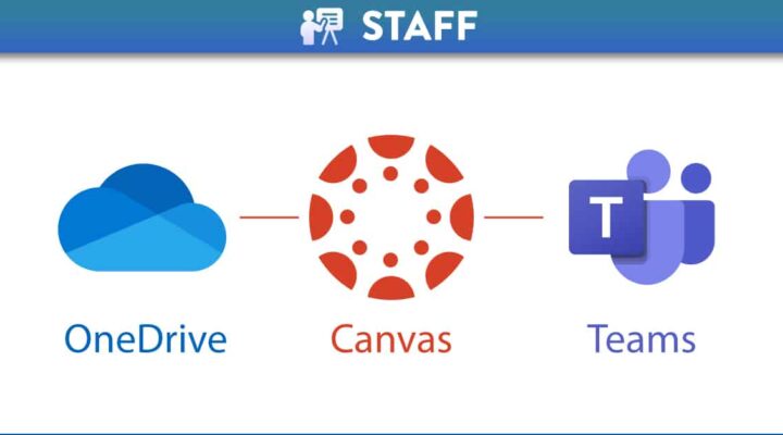 Canvas, Teams and OneDrive