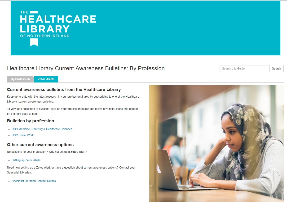 NEW Current Awareness Bulletin LibGuide