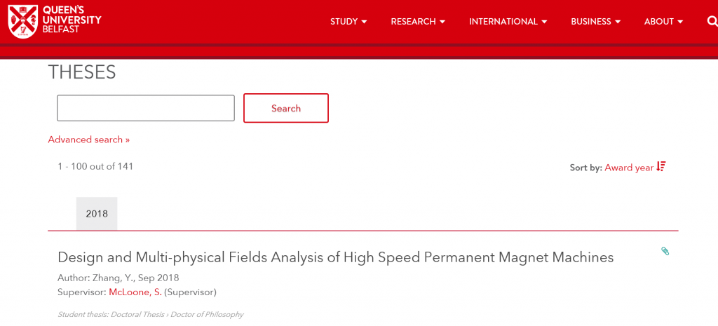 qub thesis search