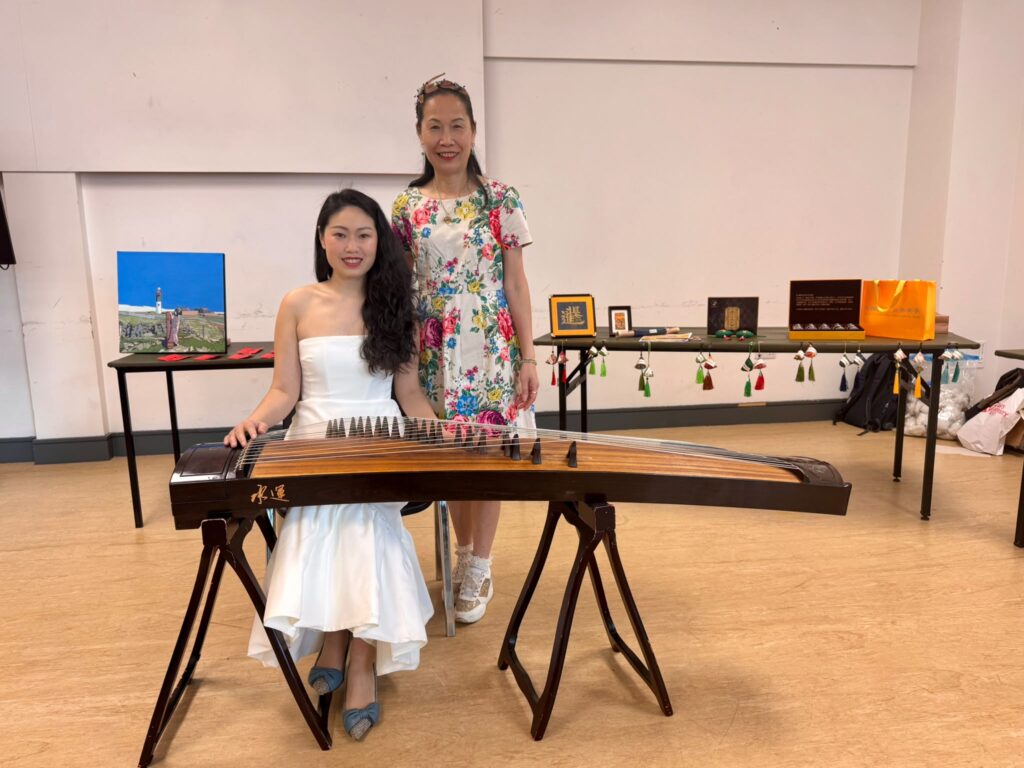 Deng Wei with Rebecca Zhang