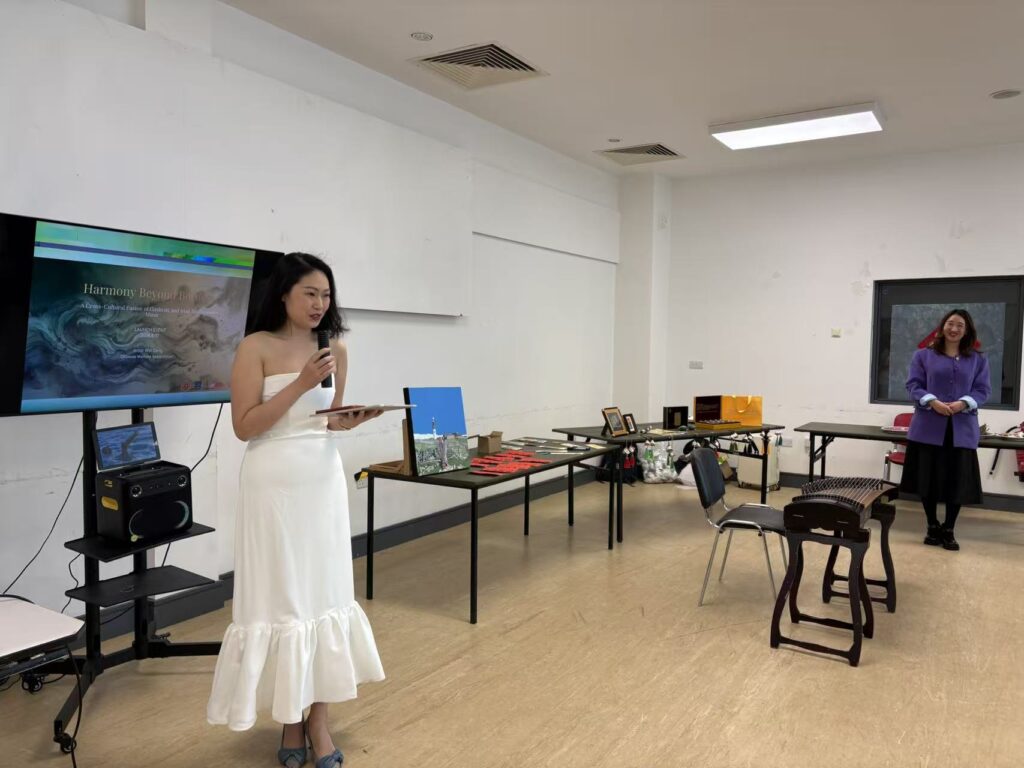 Wei Deng introduced her guzheng project and concert.
