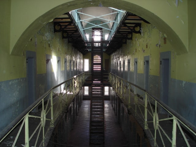 Armagh Gaol shot of one of the wings 2nd floor