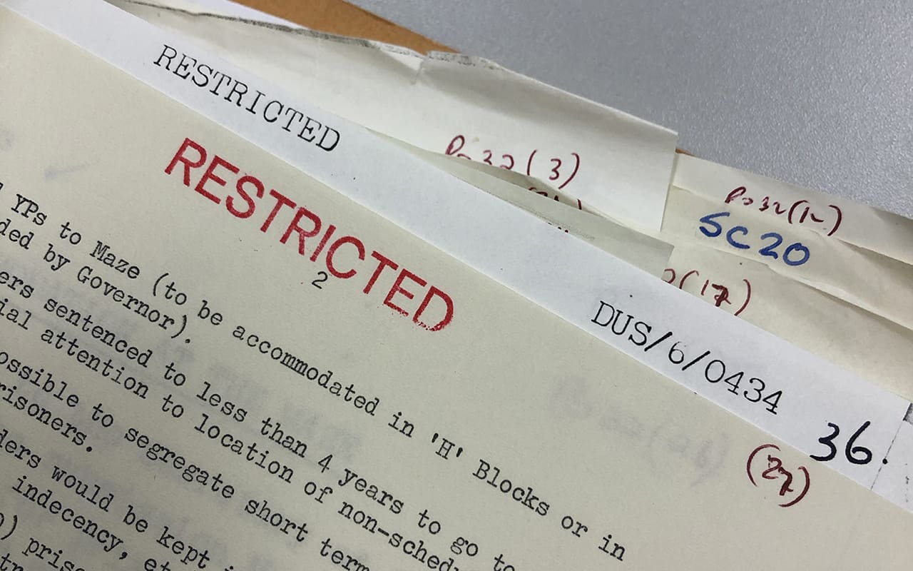 Restricted and confidential documents