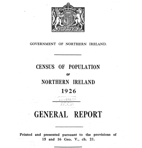 The lost Northern Ireland census of 1926