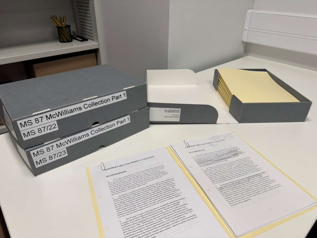 MS 87/21/3/1 - NIWC Statement on decommissioning alongside annotated copy of same