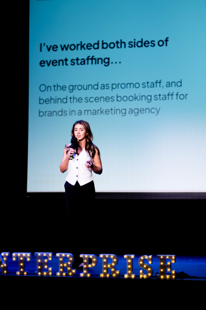 Image of Gabrielle Johnston, Represented