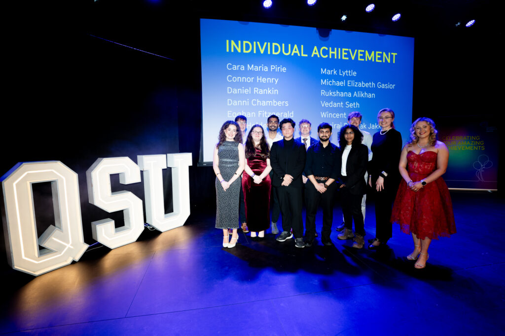 Individual Achievement Award recipients on stage