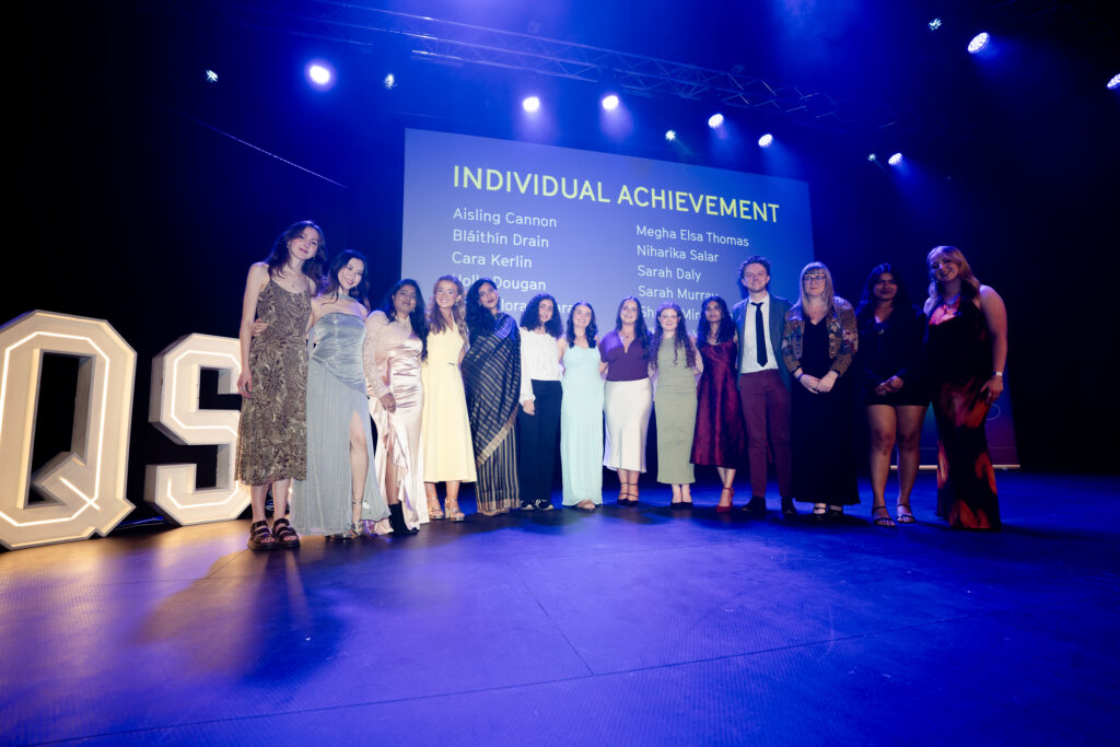 Individual Achievement Award recipients on stage