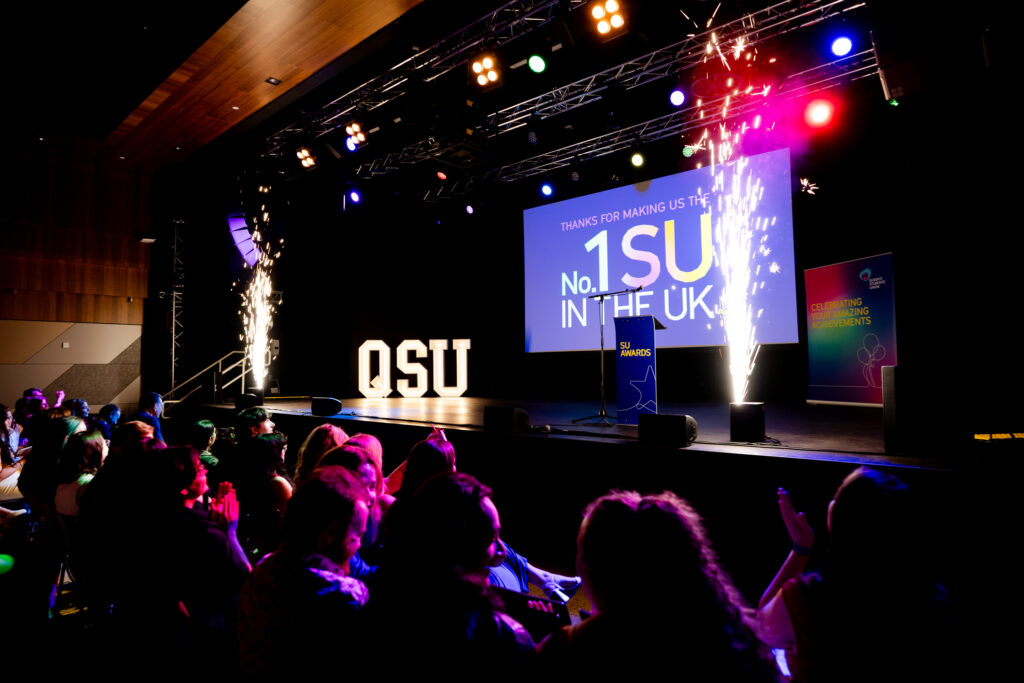 SU Awards stage