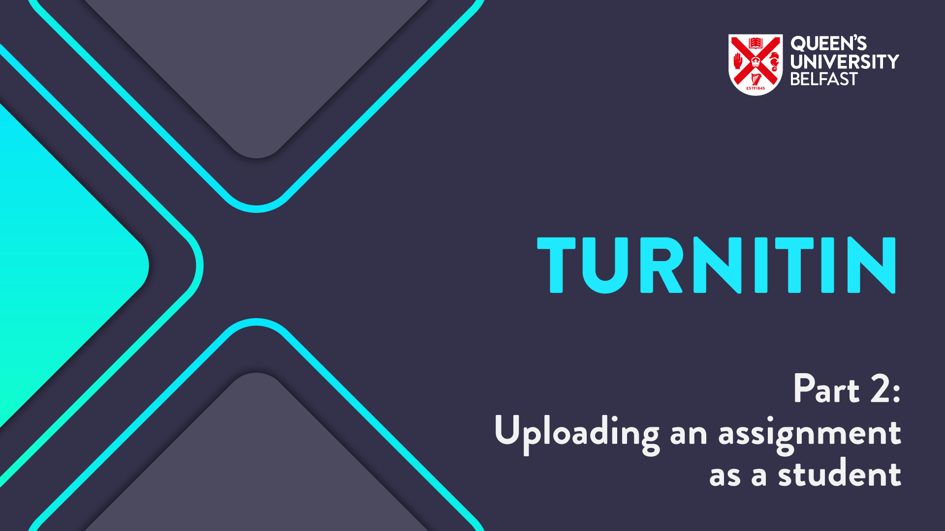 Turnitin Part 2 - Uploading an Assignment