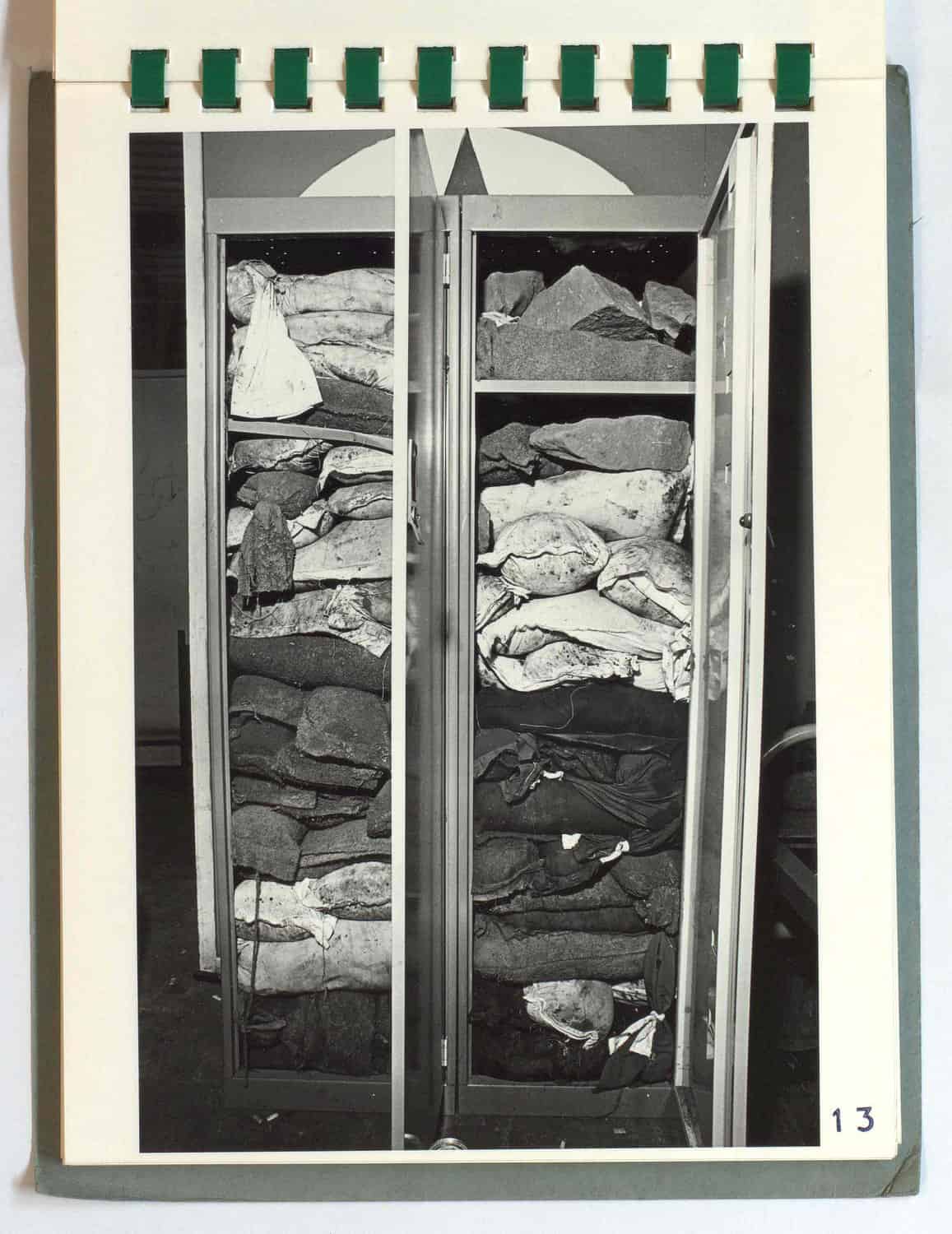 Lockers filled with towels and bedding Lockers filled with towels and bedding