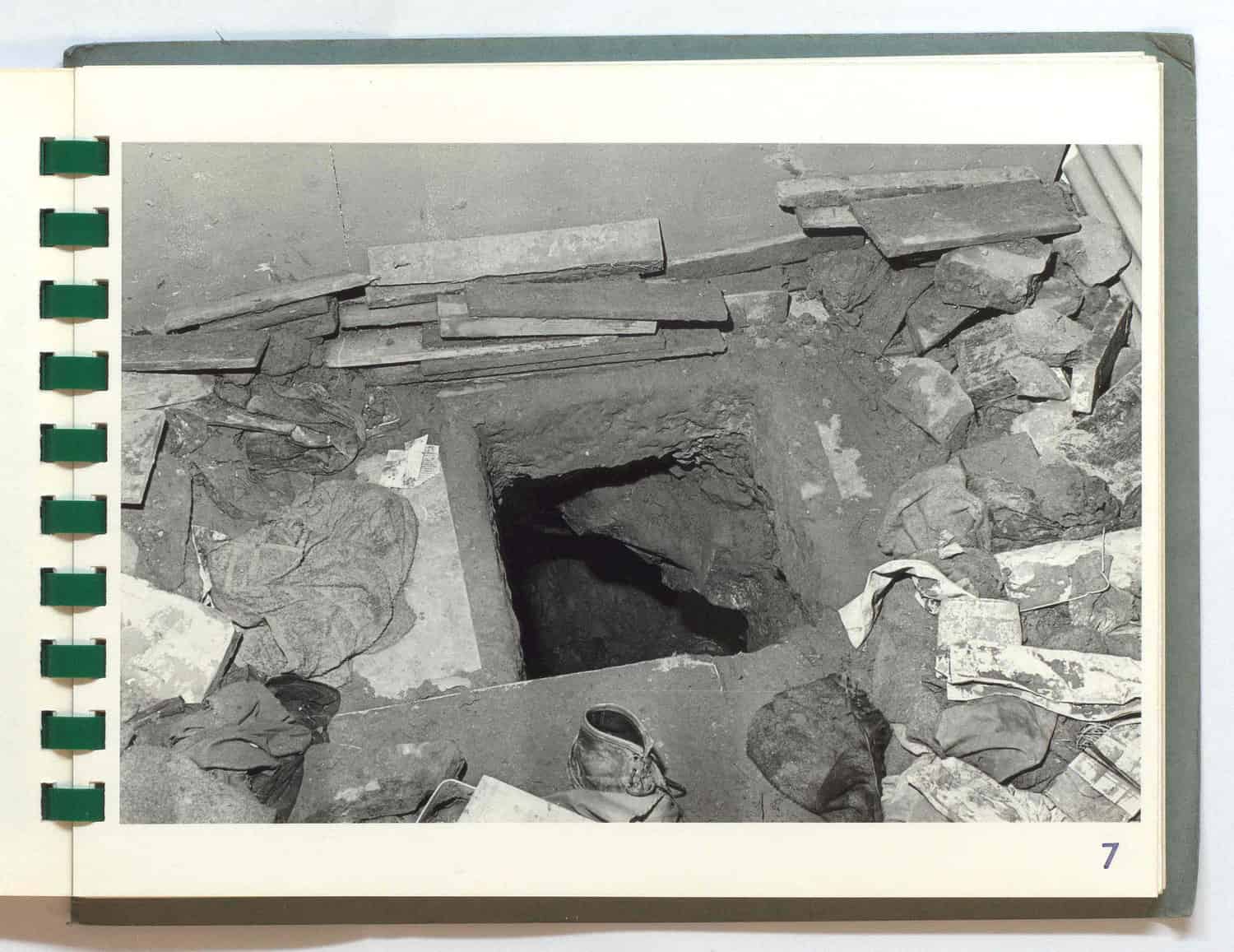 A hole dug in a cell A hole dug in a cell