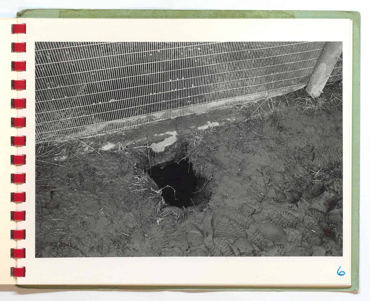 An escape hole at the prison An escape hole at the prison