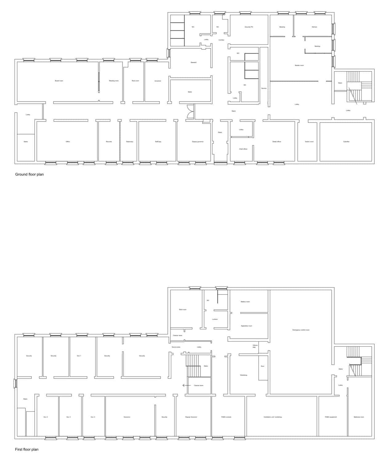 Control Building Plan. Control Building Plan.