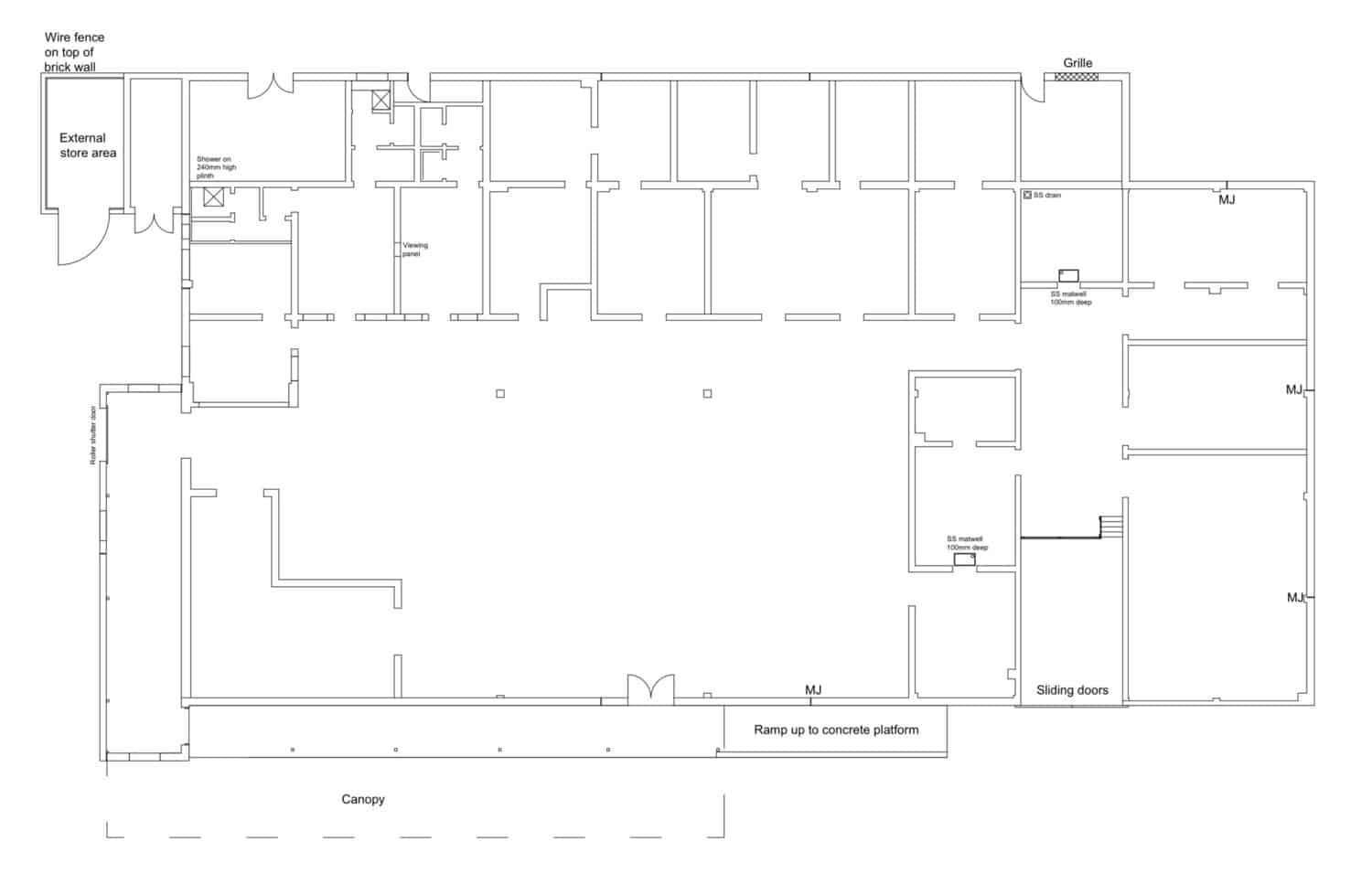 Kitchen plan in the archive of Steve Jensen Design Kitchen plan in the archive of Steve Jensen Design