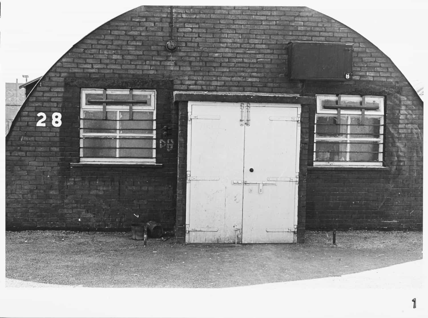 Outside Hut 28 in Maze/Long Kesh Outside Hut 28 in Maze/Long Kesh