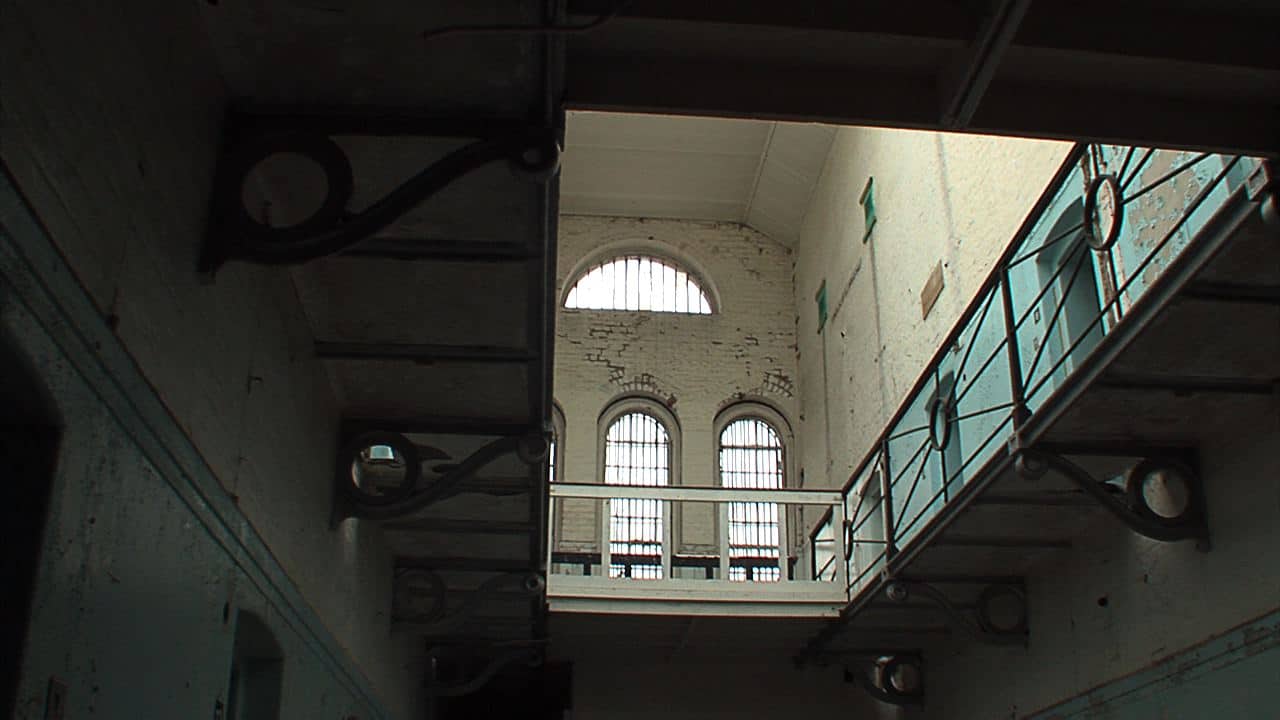 looking up to A-Wing Level 2 in the Armagh Gaol. looking up to A-Wing Level 2 in the Armagh Gaol.