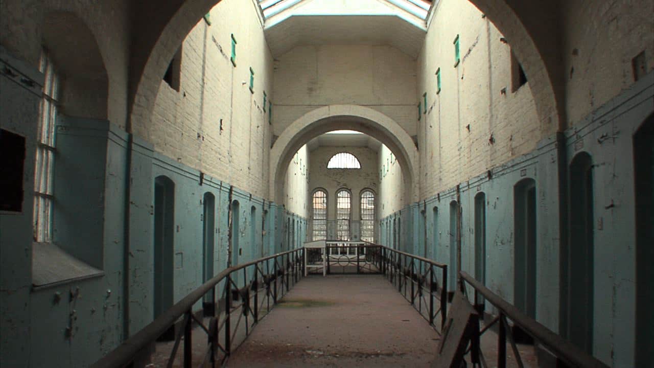 A shot of the top floor in the Armagh Gaol. A shot of the top floor in the Armagh Gaol.